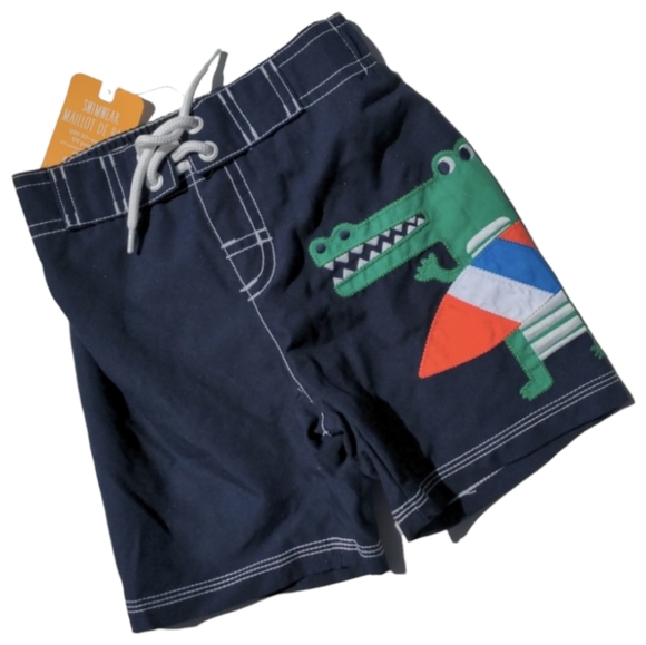 Gymboree Other - Gymboree Boys Swim Alligator Trunks